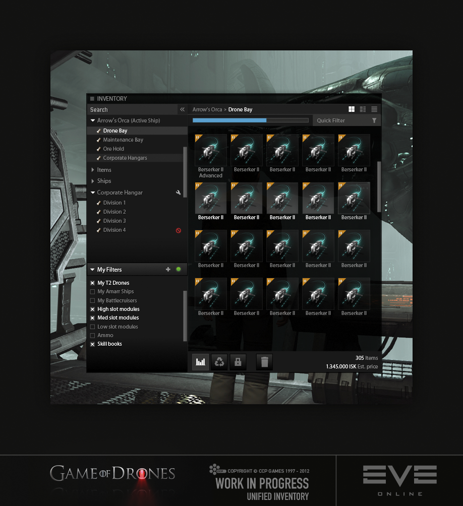 Единый инвентарь :: Дев блог :: EVE-ONLINE :: EVE-RU