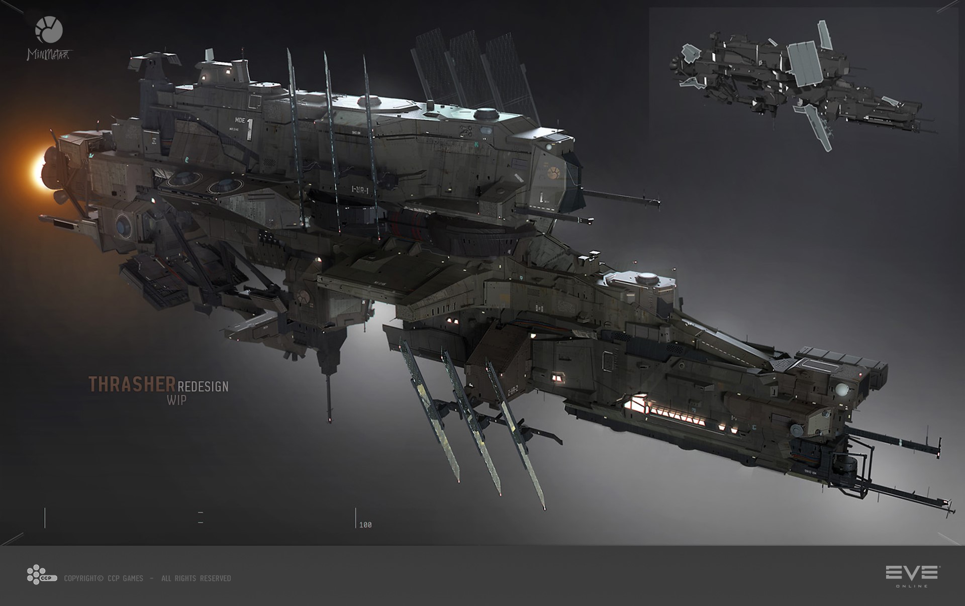 Spaceship Concept Art Eve Online