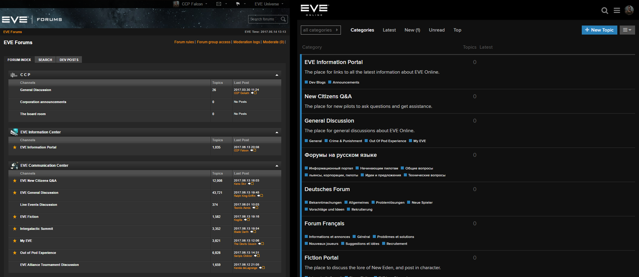 Introducing The New EVE Online Forums